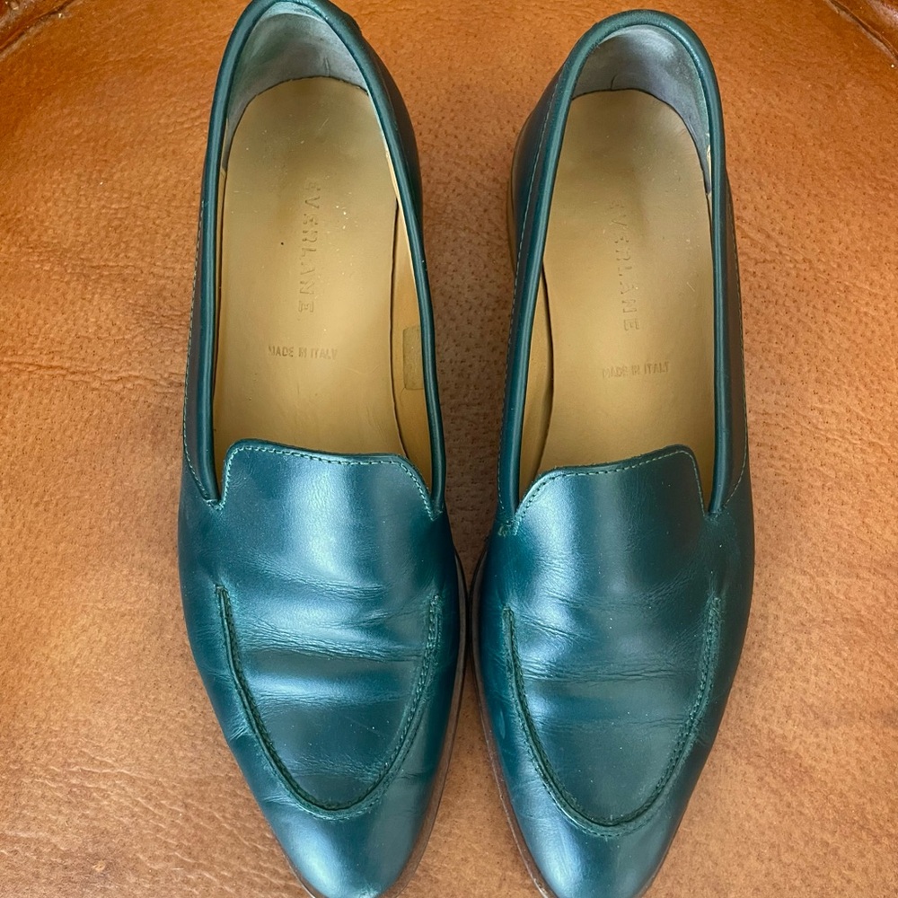 Everlane Evergreen Modern Leather Loafers Size Women’s 8